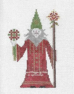 Crystal Ball Wizard Santa