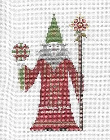 Crystal Ball Wizard Santa