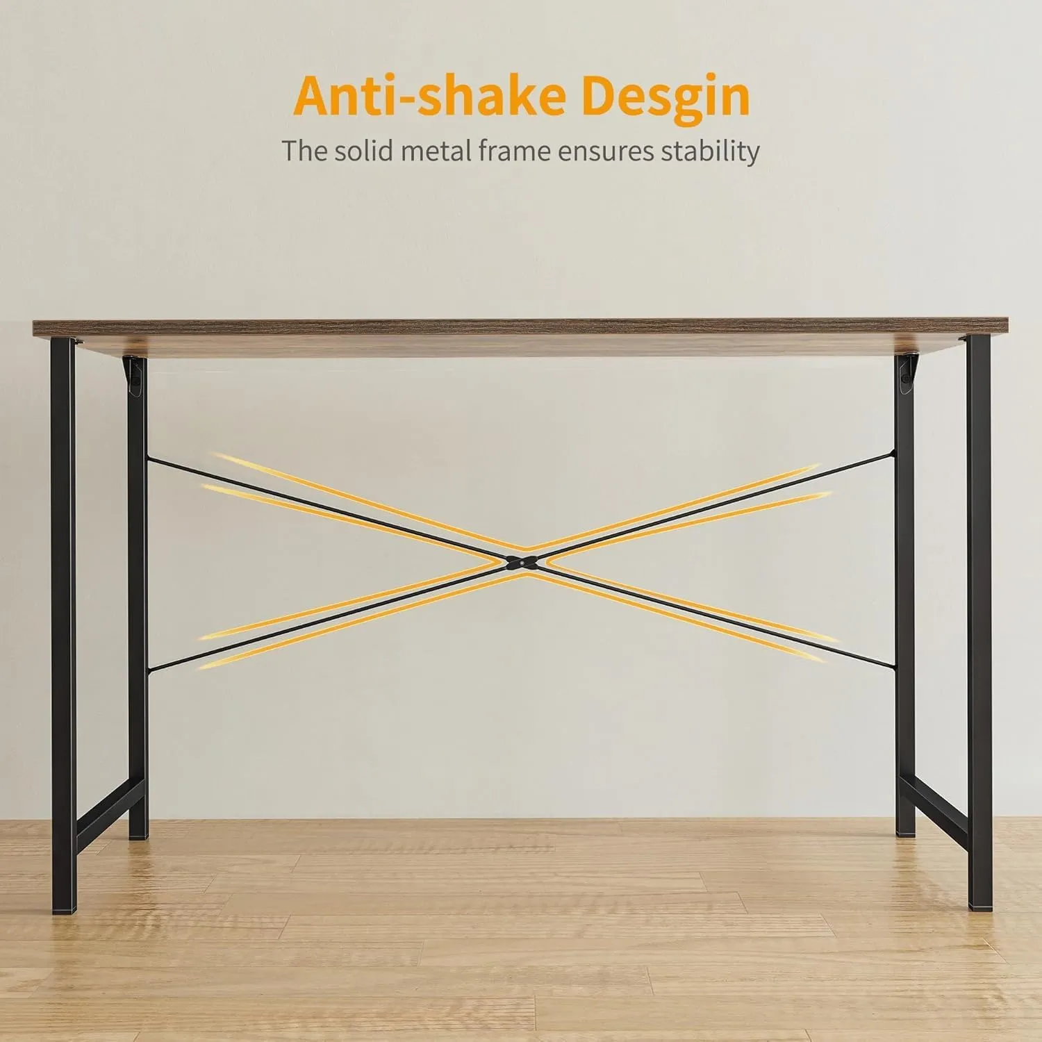 CubiCubi Computer Desk, 32 inch Home Office Small Desk, Modern Simple Style PC Table for Home, Office, Study, Writing, Vintage Brown