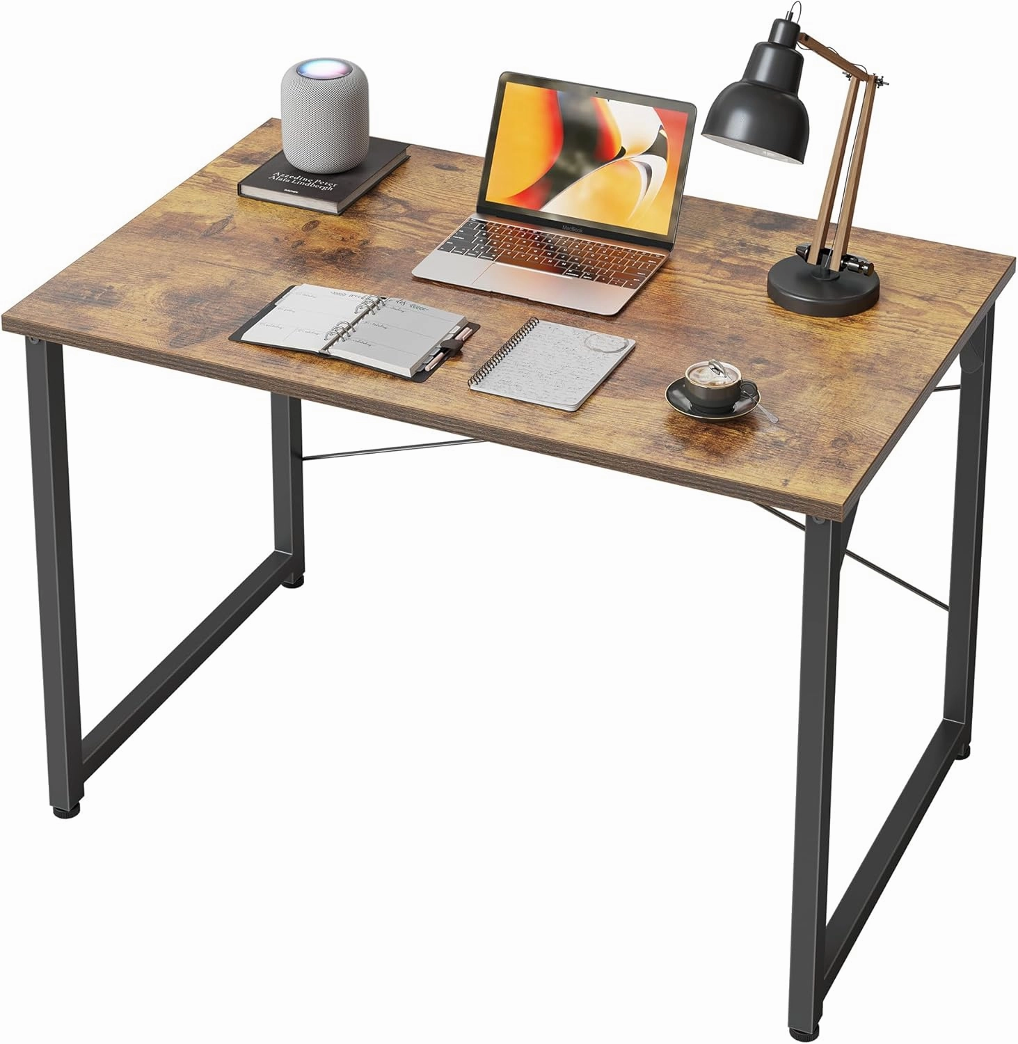 CubiCubi Computer Desk, 32 inch Small Home Office Desk for Small Spaces, Modern Simple Style for Home, Office, Study, Writing, Rustic Brown