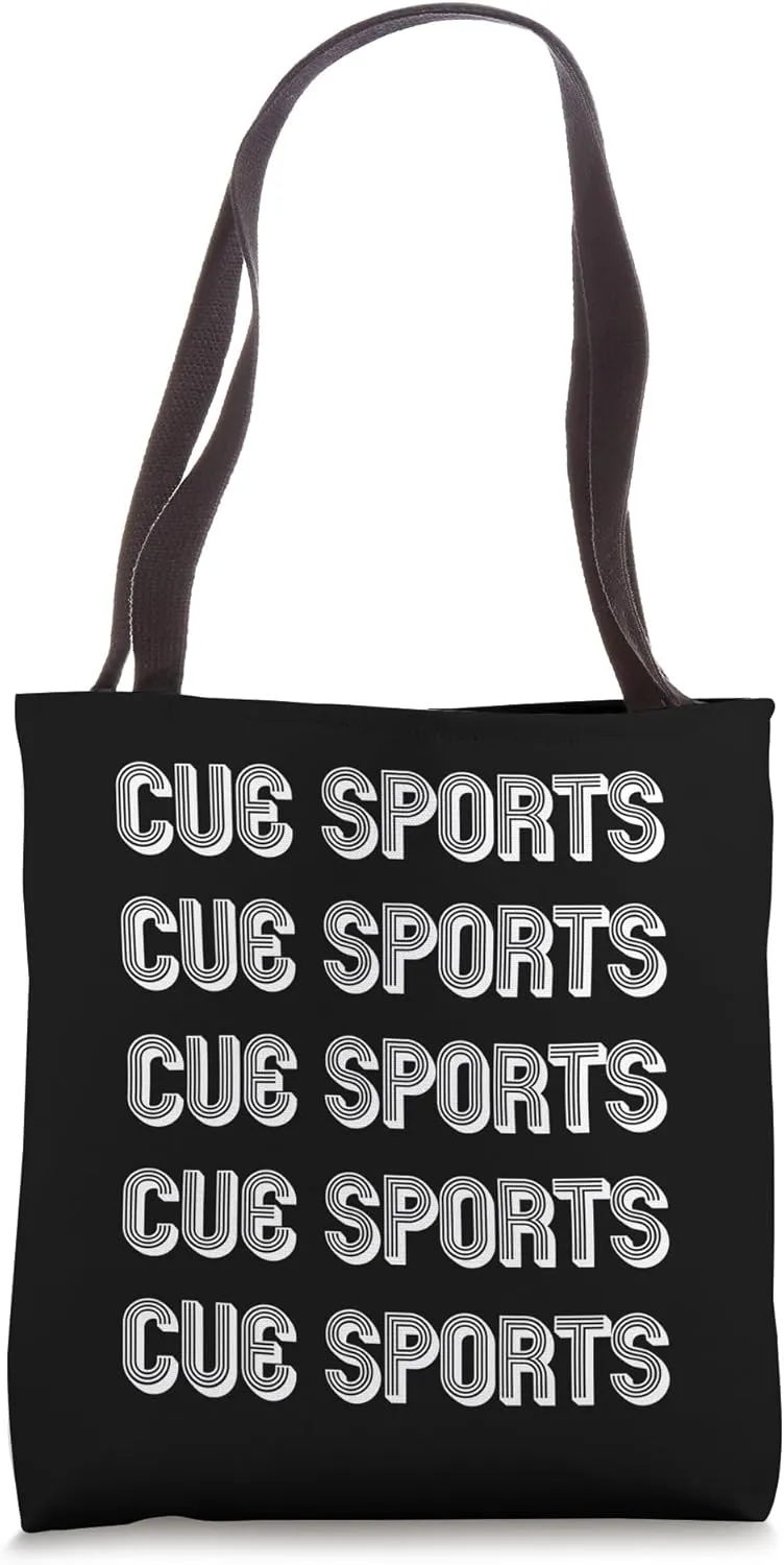 Cue Sports Lover Tote Bag