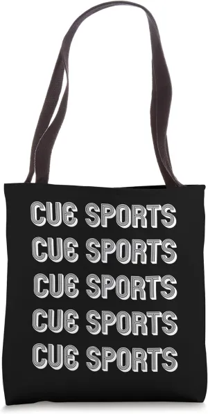 Cue Sports Lover Tote Bag