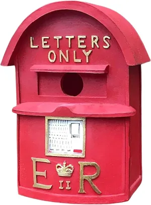 D-Letterbox Birdhouse - Red
