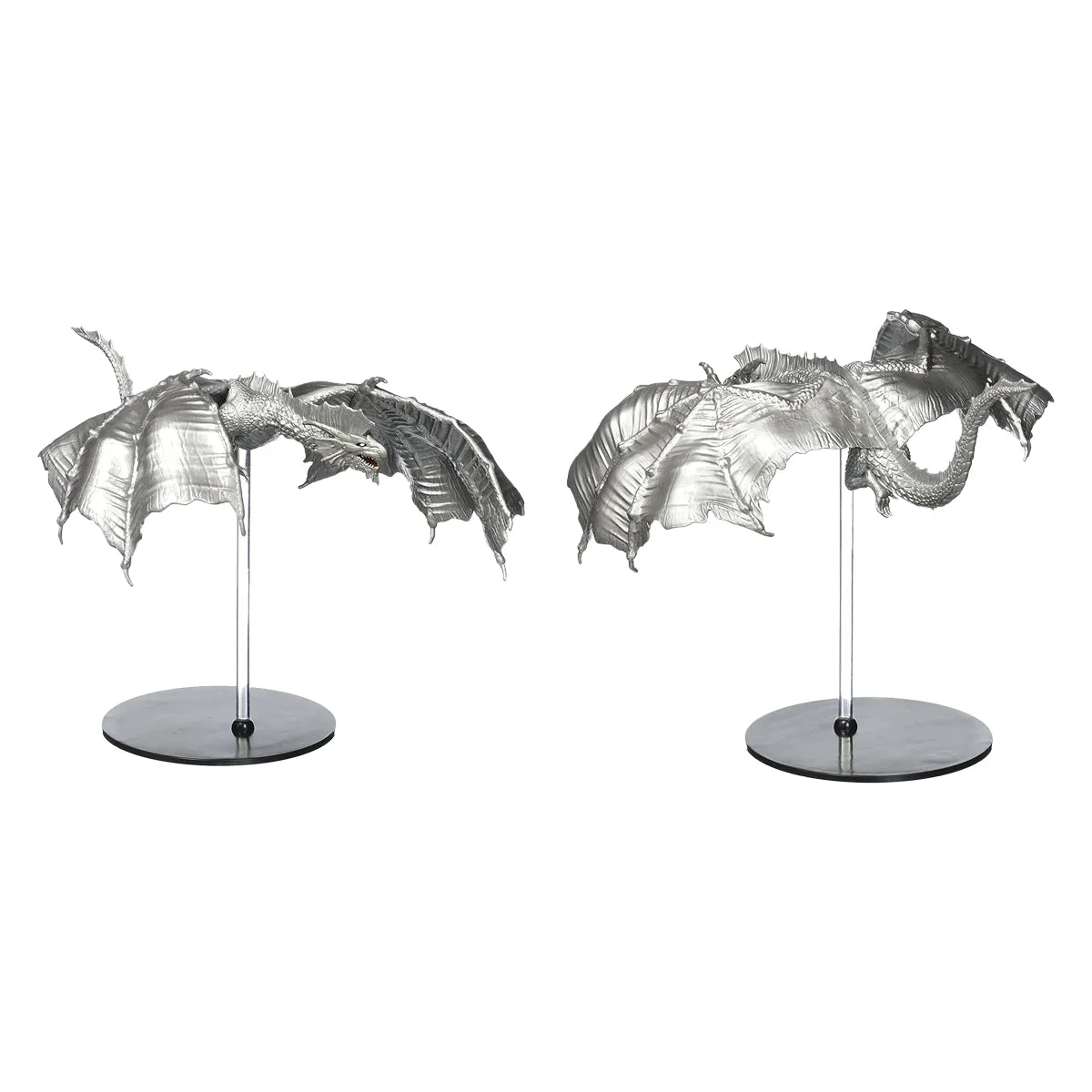 D&D Icons of the Realms Ancient Silver Dragon Set Two Figure