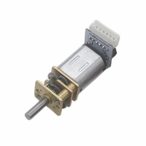 DC 6V Encoder Motor N20 Reduction Gear Motor Electric Micro Speed Mini Reduced Gear Motor for Car Robot Model(100 RPM)