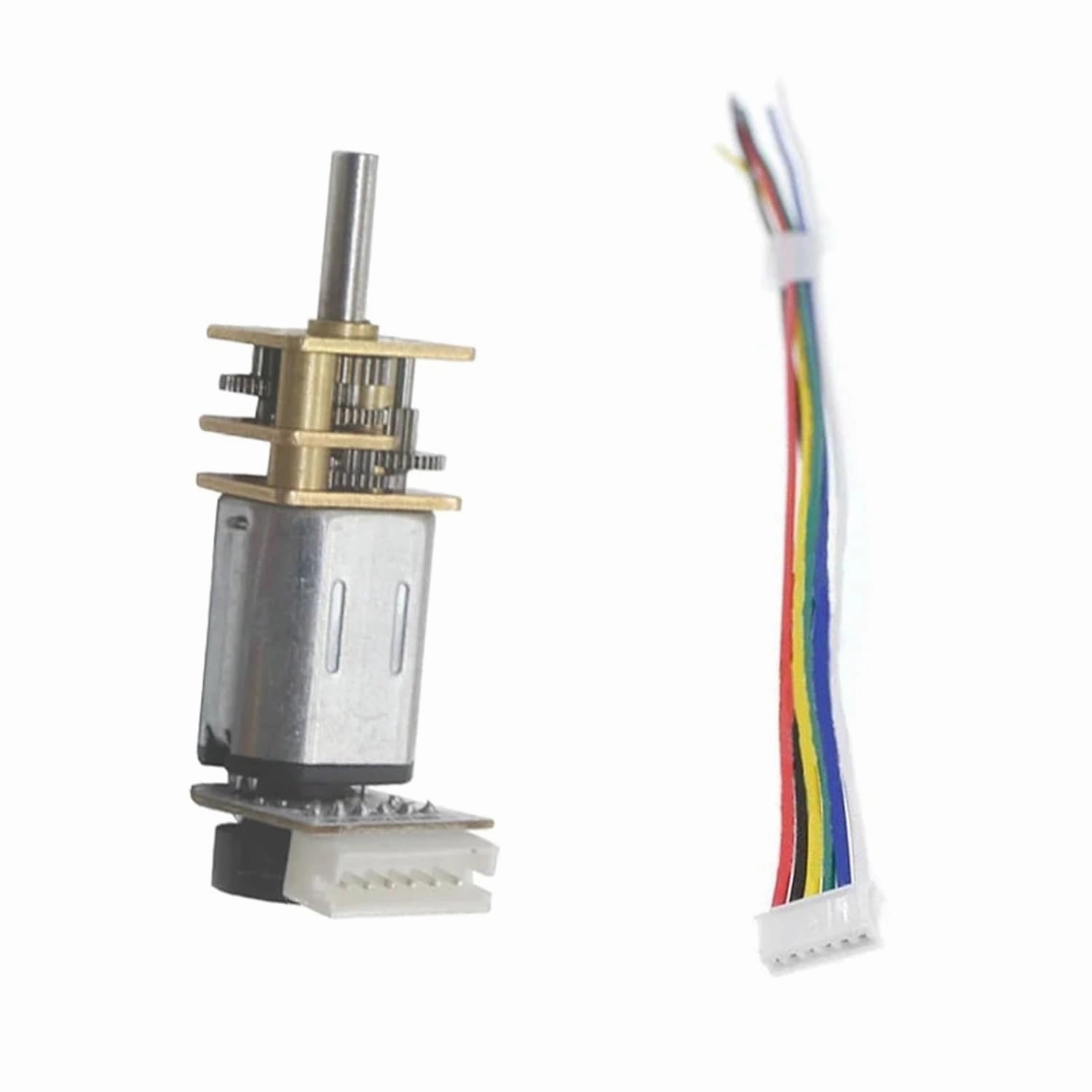 DC 6V Encoder Motor N20 Reduction Gear Motor Electric Micro Speed Mini Reduced Gear Motor for Car Robot Model(100 RPM)