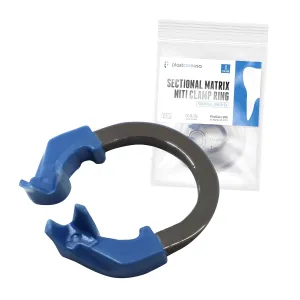 Dental Matrix Bands Ring Refill – Sectional Matrix Clamp with Nickel-Titanium Spring Strength, Ideal for Molars (Universal)