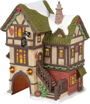 Department 56 Dickens Village The Mulberry Gate House Lit Building, 7.25 Inch, Multicolor