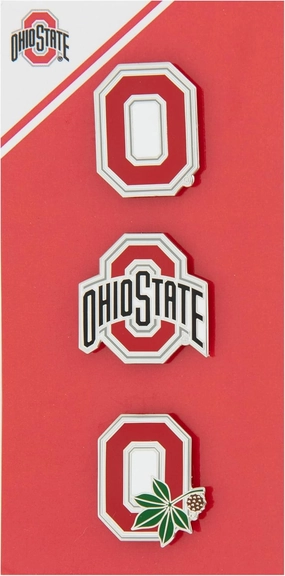 Desert Cactus The Ohio State University Lapel Pins OSU Buckeyes Logo Enamel Made of Metal (Pin Set Magnetic Closure)