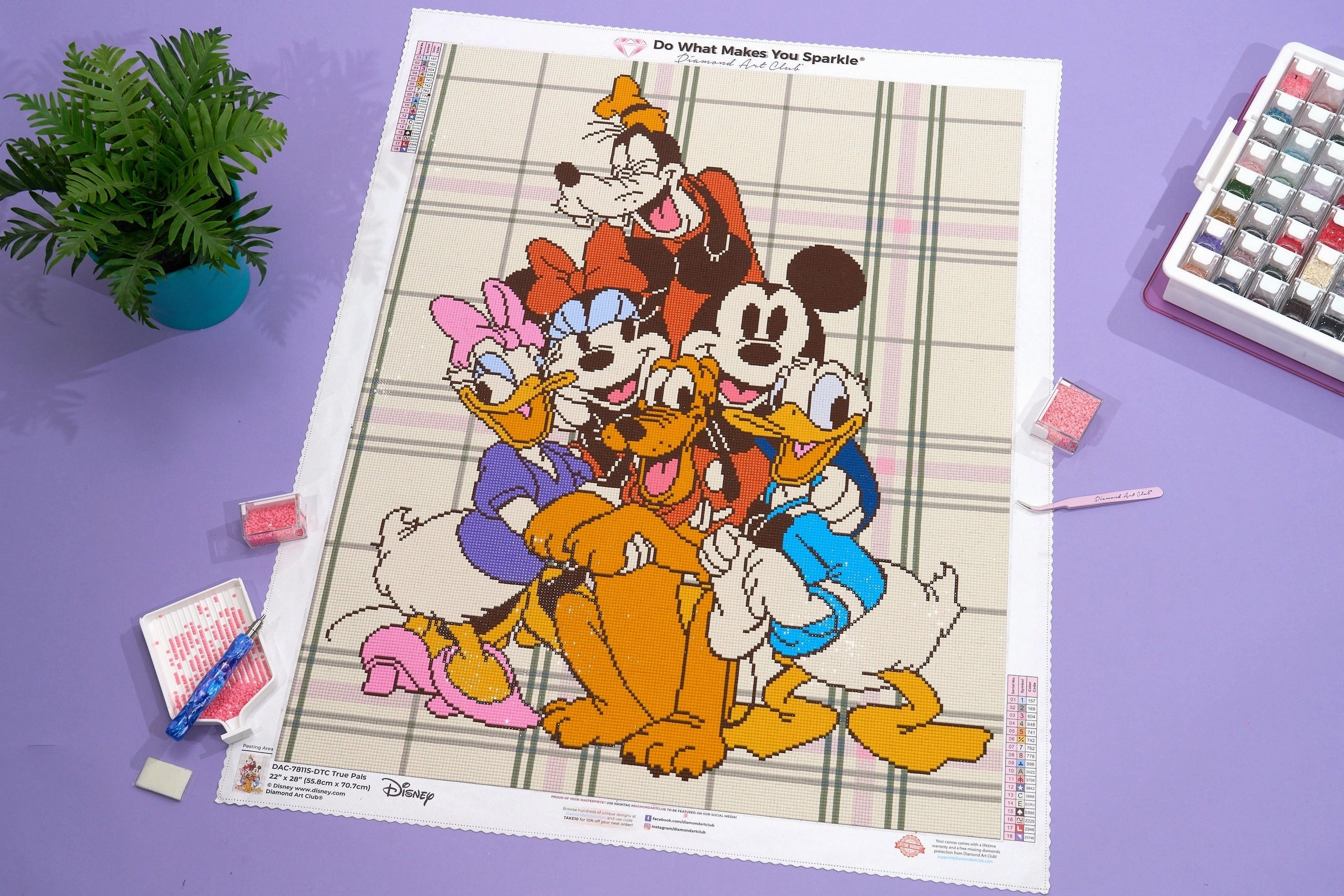 Diamond Art Club SQUARES True Pals