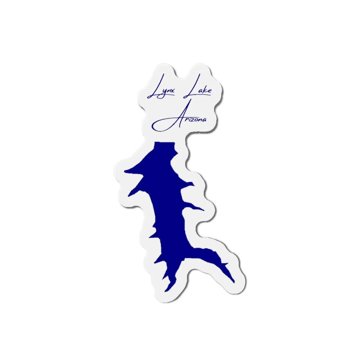 Die Cut Magnet Lynx Lake Arizona