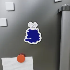 Die Cut Magnet Ocean Lake Wyoming