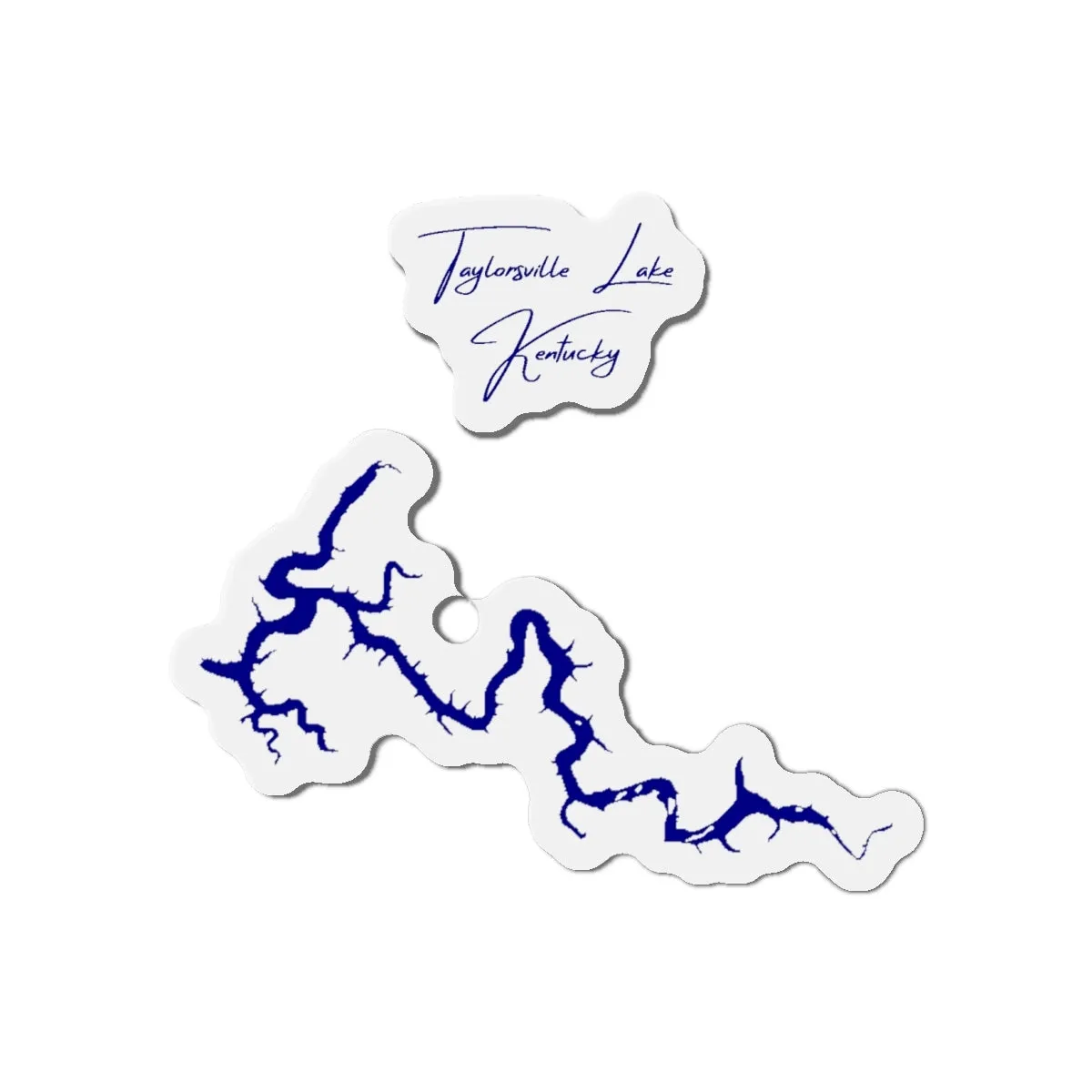Die Cut Magnet Taylorsville Lake Kentucky