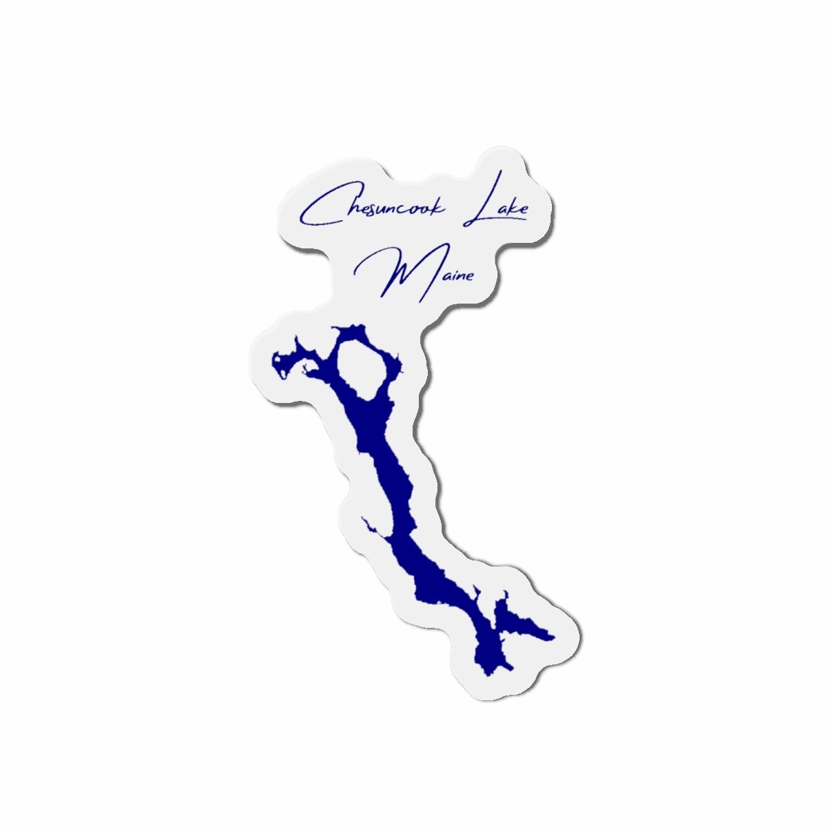 Die Cut Magnet Chesuncook Lake Maine