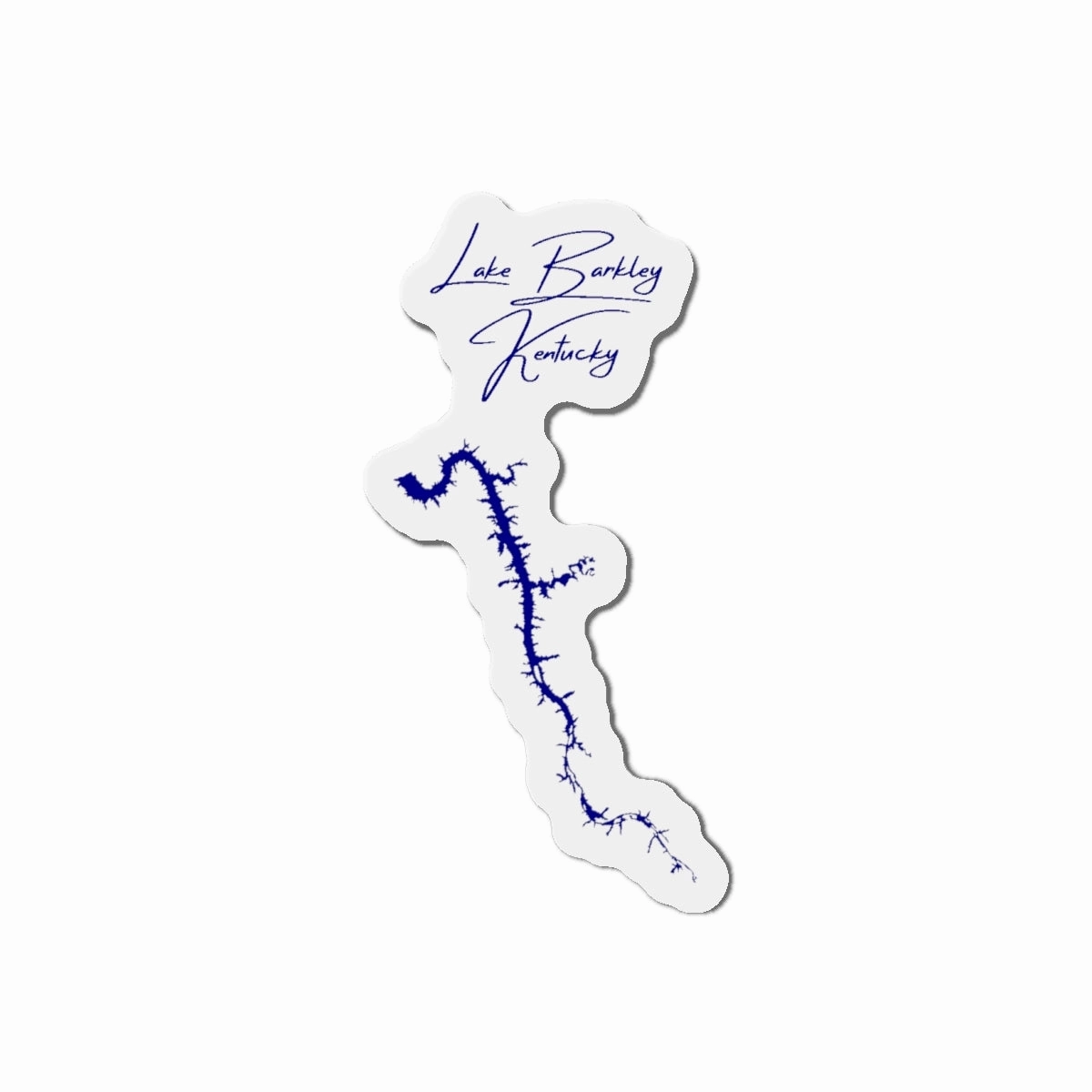 Die Cut Magnet Lake Barkley Kentucky