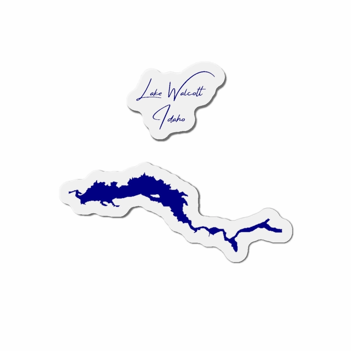 Die Cut Magnet Lake Walcott Idaho