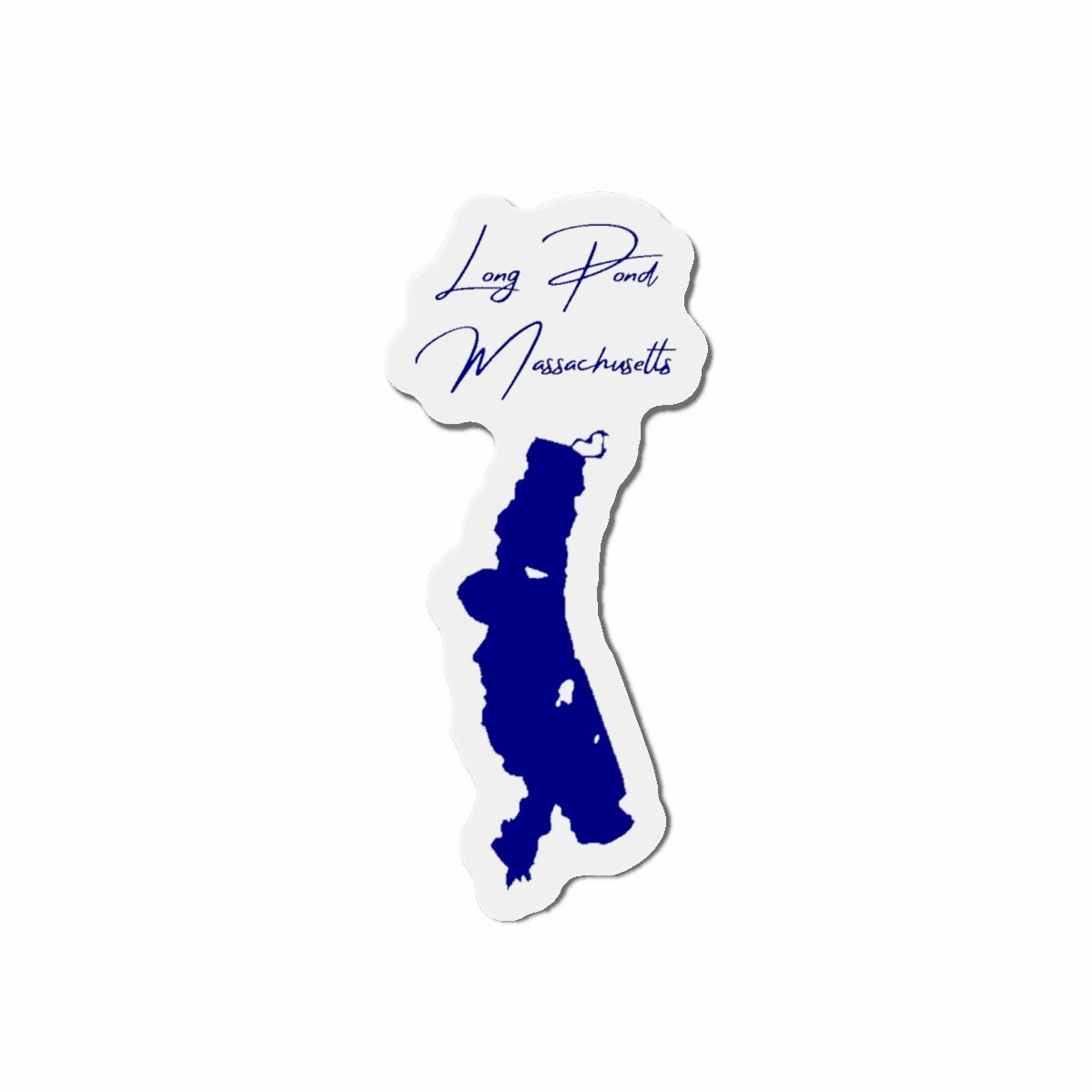 Die Cut Magnet Long Pond Massachusetts