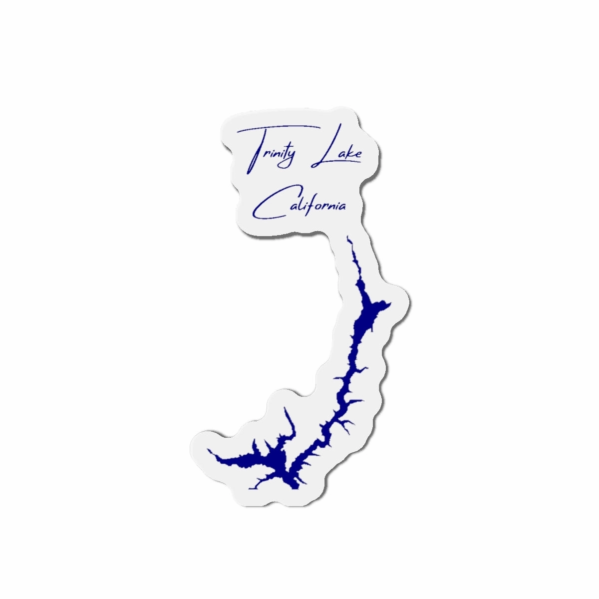 Die Cut Magnet Trinity Lake California
