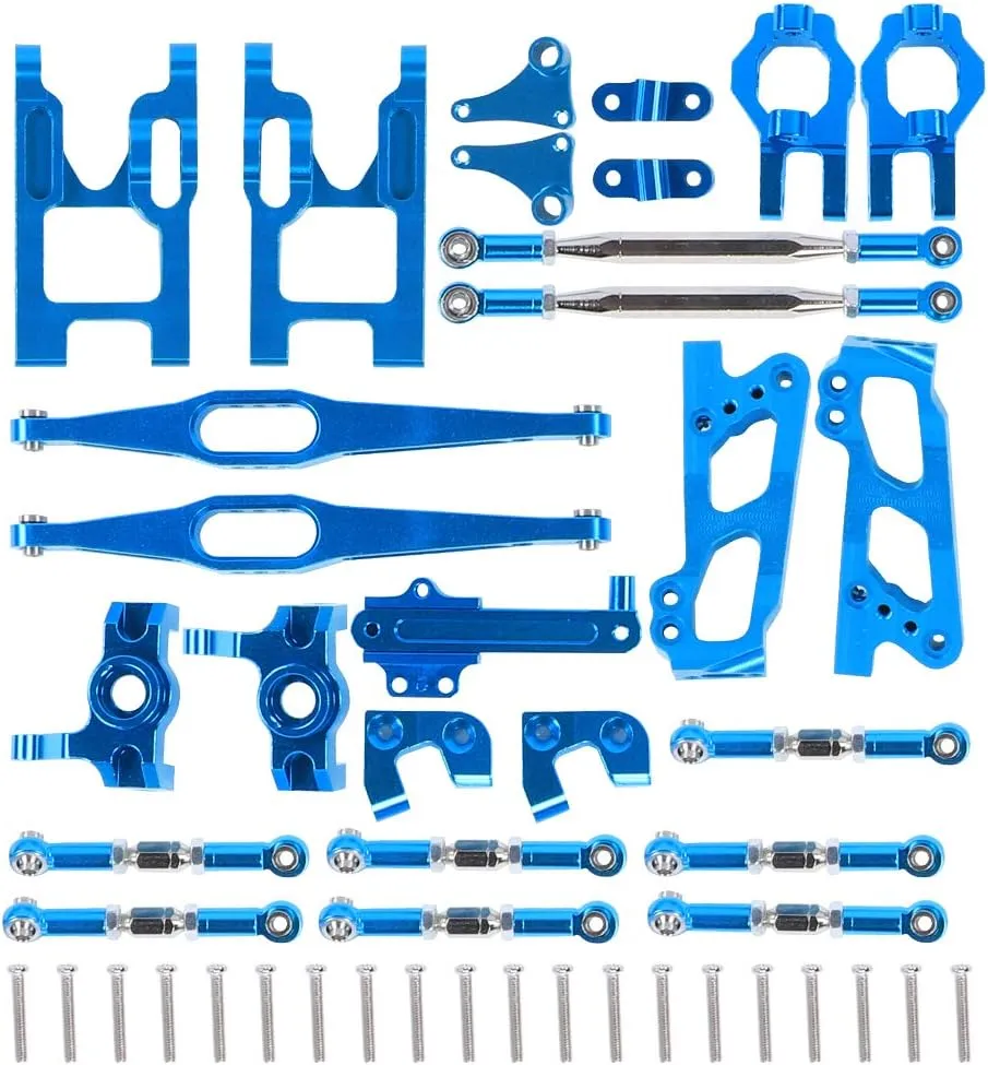 Dilwe Upgrade Spare Parts Swing Arm C Rear Seat Kit Fit for WLtoys 12428/12423 1:12 RC Car for RC Car Lovers