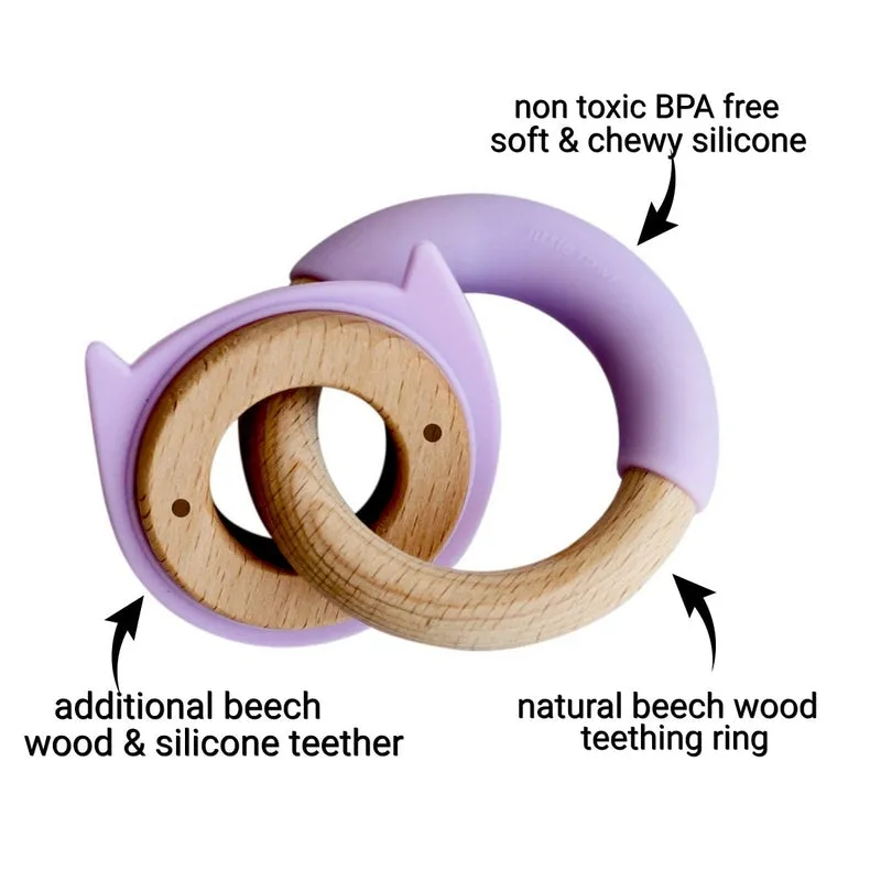 Disc & Ring Teether - Kitty (6-12 Months)