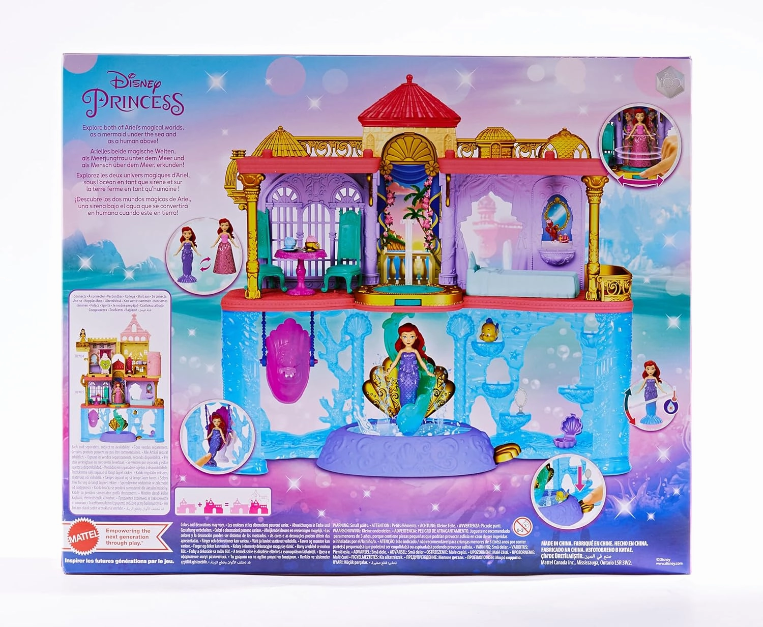 Disney Princess Toys, Ariel's Stacking Castle