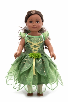Doll Dress Pixie Tinkerbell Fairy with Wings