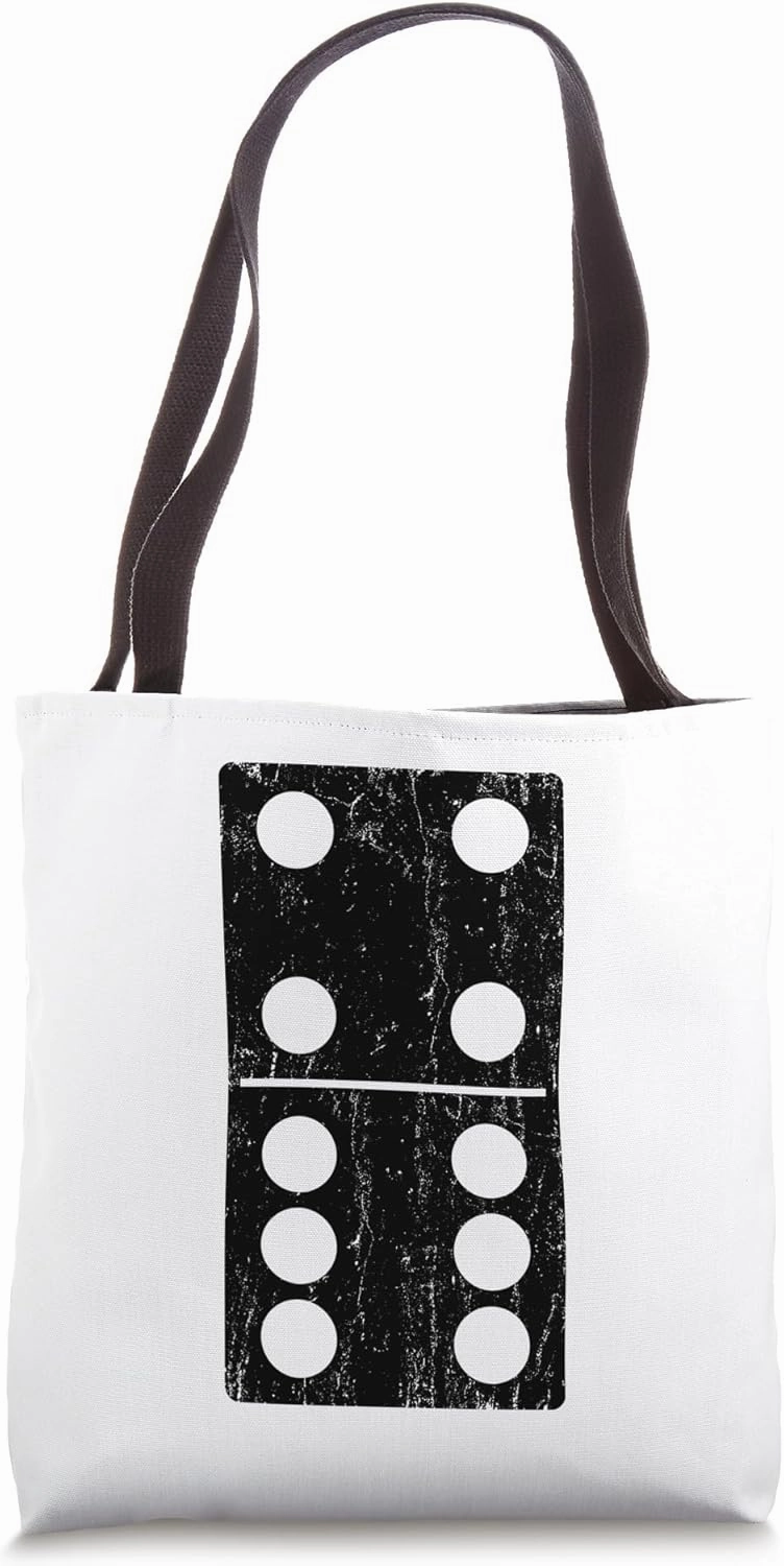 Domino Halloween Matching Group Tiles Four-Six 4-6 Funny Tote Bag