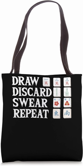 Draw Discard Swear Repeat Tote Bag