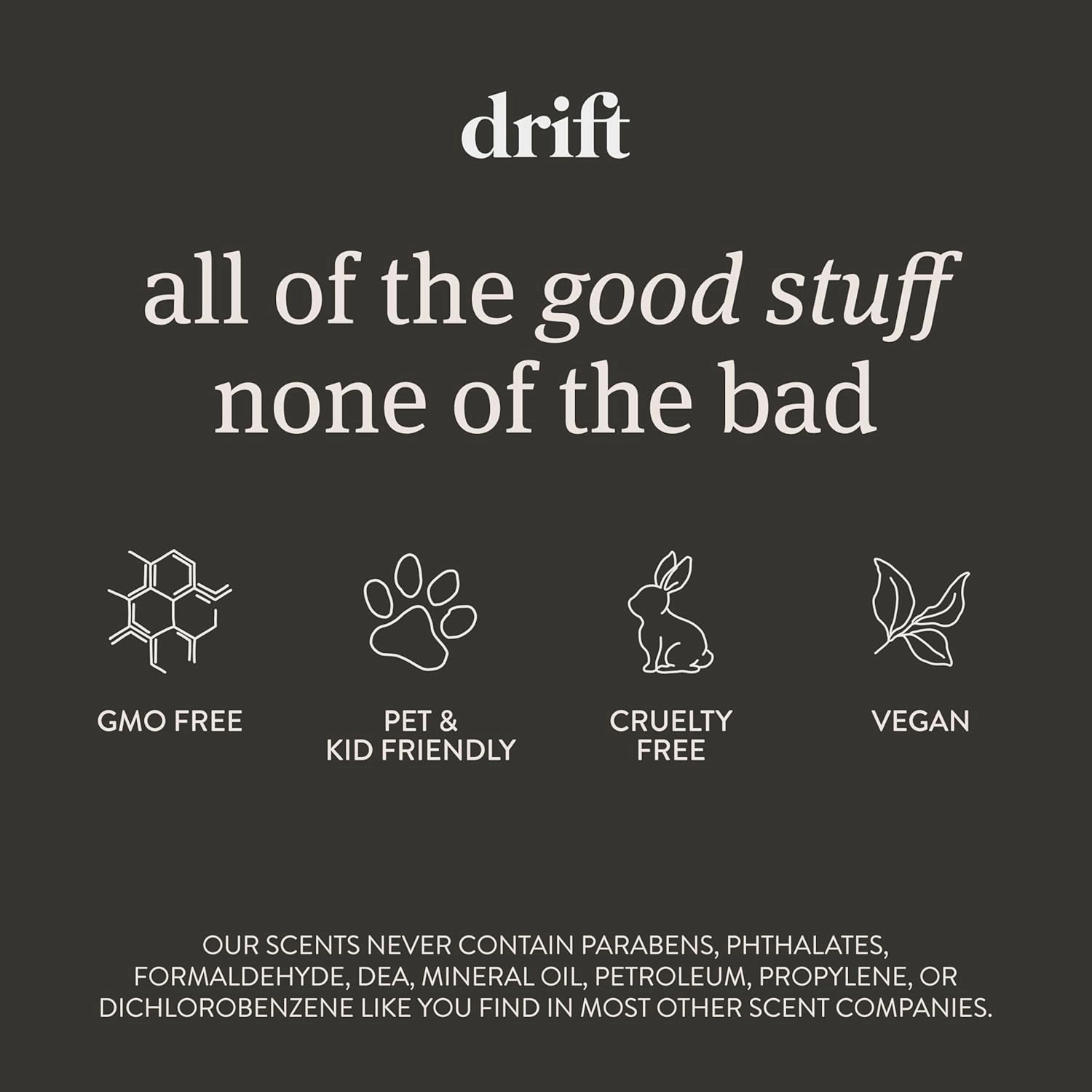 Drift Car Air Freshener - Stone Air Freshener - Car Odor Eliminator - Open Air Scent Refill - Pack of 3 - NO CLIP INCLUDED