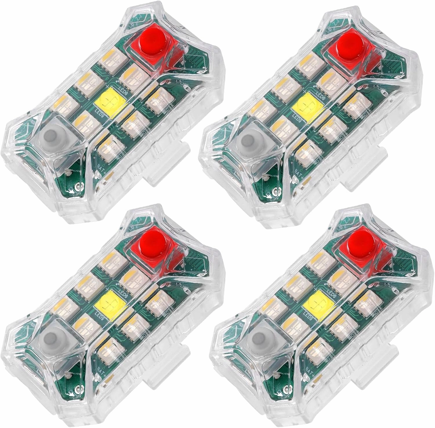 Drone Waterproof Mini Strobe Light, Anti-Collision Light, Rechargeable Drone Lights for Night Flying for DJI Neo/Avata 2/Air 3S/Mini 4 Pro/Mini 4K/Most RC Drone Accessories (4PCS)