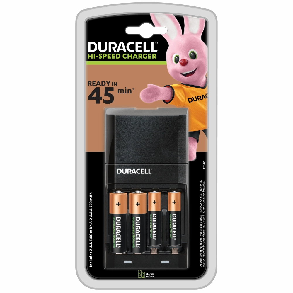 Duracell CEF27 Advanced Charger   2xAA   2xAAA