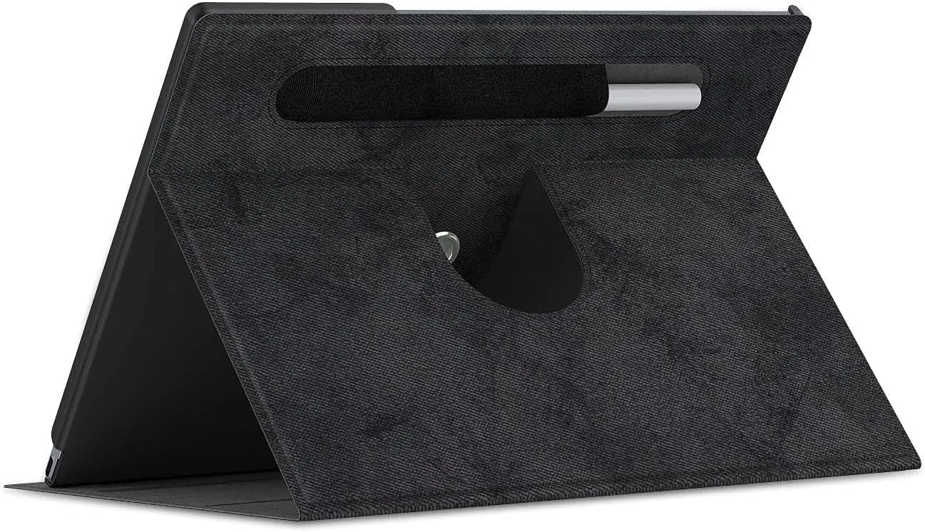 E NET-CASE Slim Lightweight Book Folios Case for Remarkable 2 10.3 inch Digital Paper(2020 Released), Cover for Remarkable 2 10.3 inch Digital Paper,with Pencil Holder (Black)