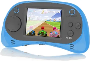 EASEGMER Kids Learning Game Console - 220 Educational Games for Ages 3-10, 2.5" HD Screen with Travel Case, Rechargeable & Durable, Perfect for Boys and Girls