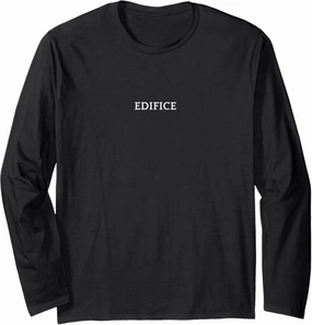 EDIFICE English Word Apparel Long Sleeve T-Shirt