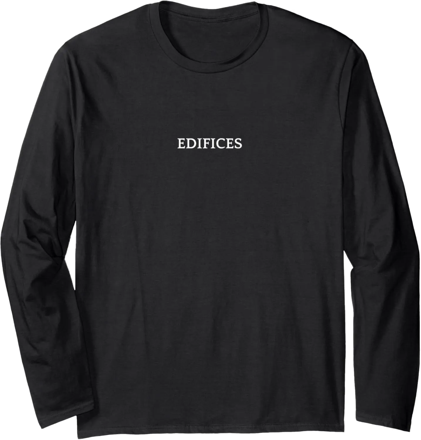 EDIFICES English Word Apparel Long Sleeve T-Shirt