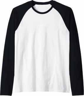 EDIFICES English Word Apparel Raglan Baseball Tee