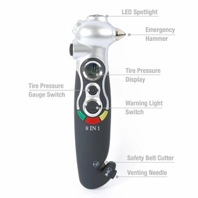Emergency Tire Gauge