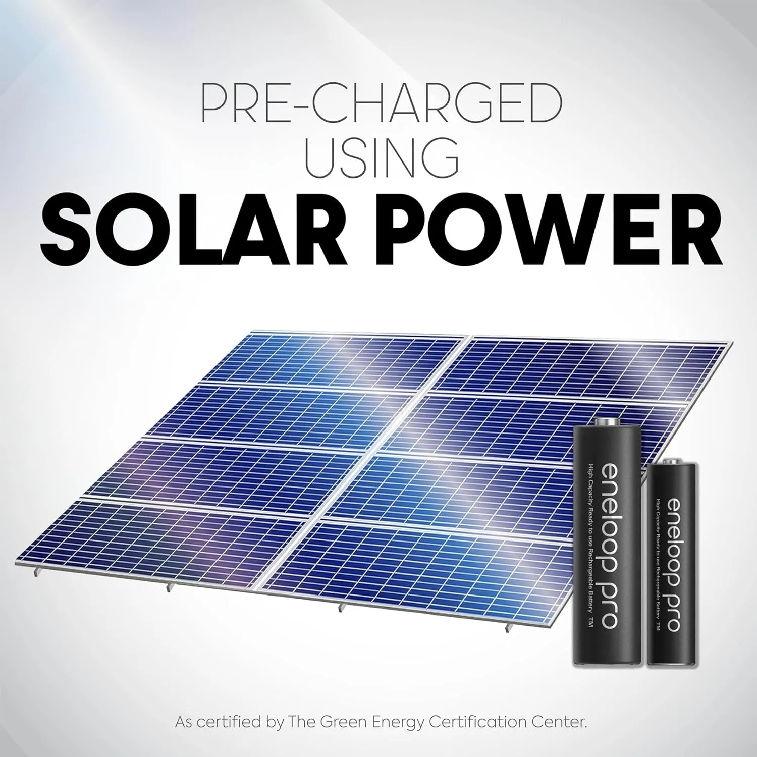 Eneloop Panasonic BK-3HCCA8BA pro AA High Capacity Ni-MH Pre-Charged Rechargeable Batteries, 8-Battery Pack
