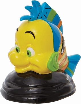 Enesco Disney Britto The Little Mermaid Flounder Miniature Figurine, 2.36 Inch, Multicolor