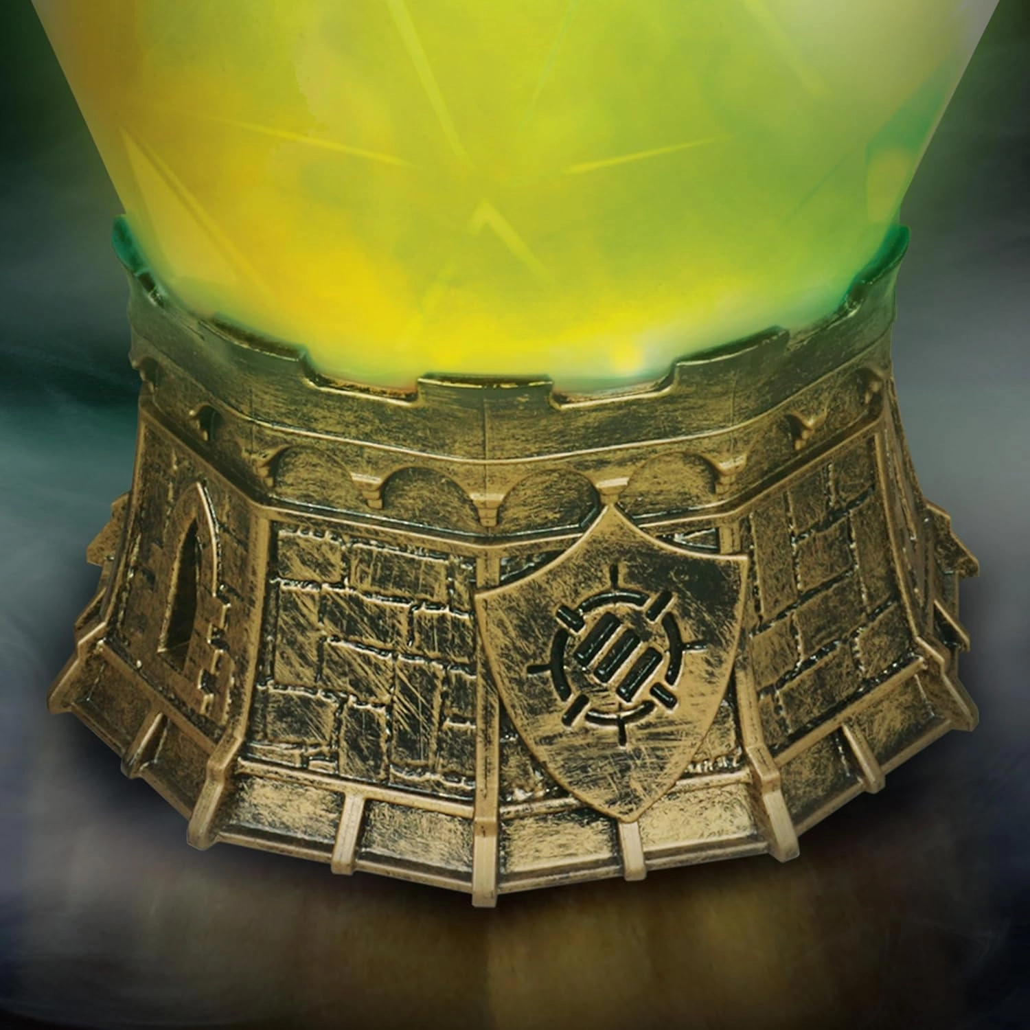 Enhance Gaming Sorcerer's Potion Light with Swirling Mystical Brew - Potion Bottle Mood Light Prop for Tabletop Game Immersion, Playroom, Desk Decor - Soft Glowing Whirling Potion (Green Elixir)