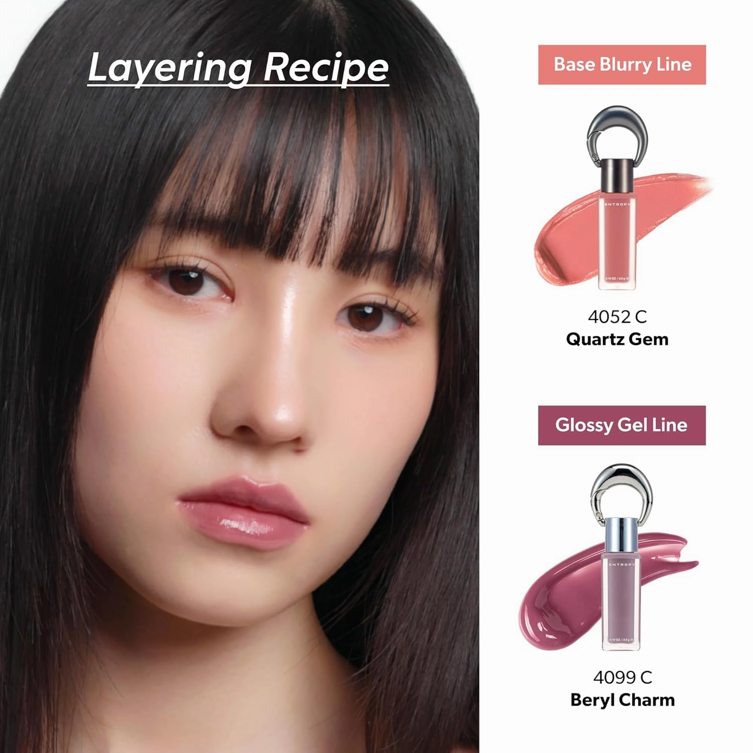 Entropy Charm Tint Blurry Line- Makeup for Soft, Blurred Finish | Lightweight, Long-Lasting Tint for Natural Look G2 Coral Gem