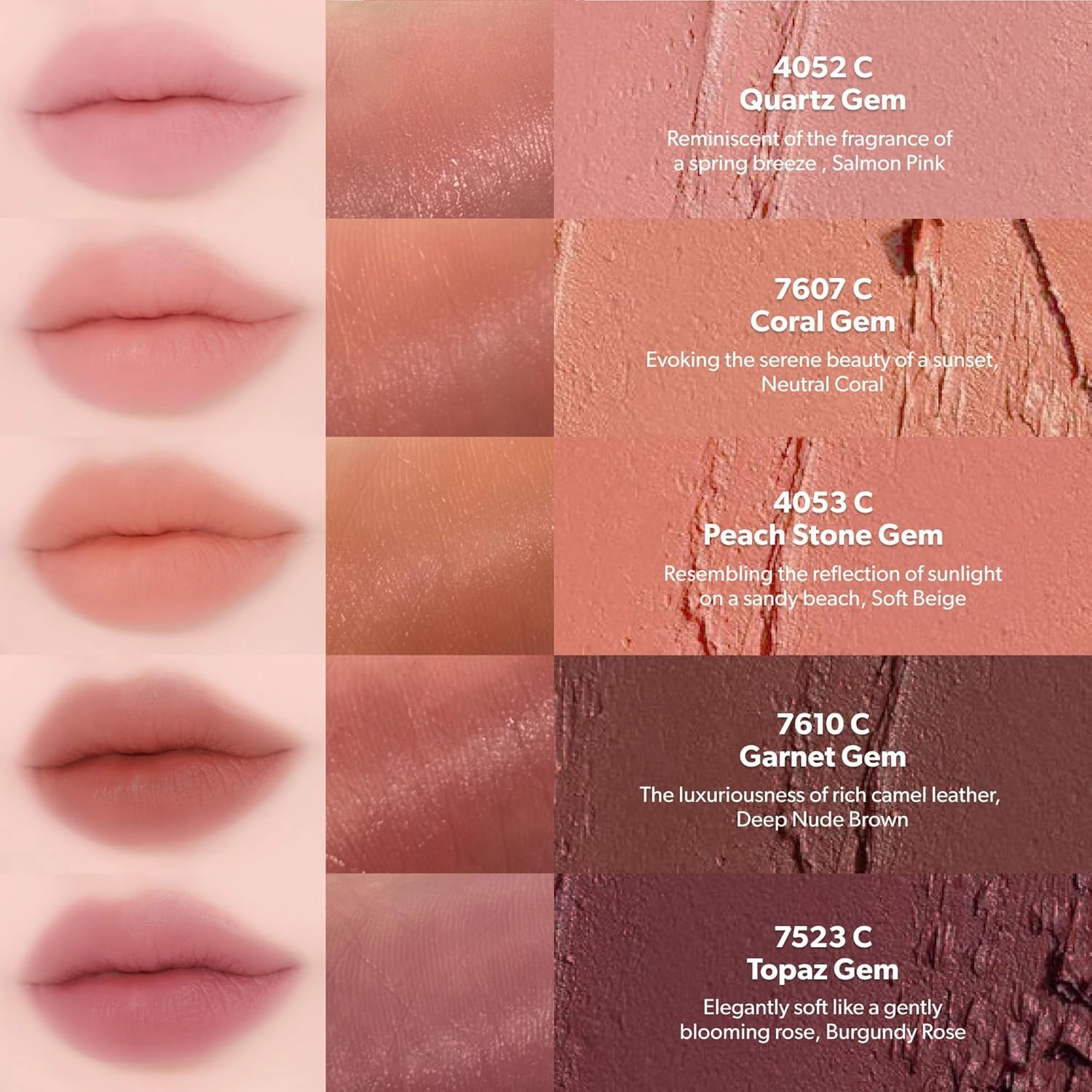 Entropy Charm Tint Blurry Line- Makeup for Soft, Blurred Finish | Lightweight, Long-Lasting Tint for Natural Look G2 Coral Gem