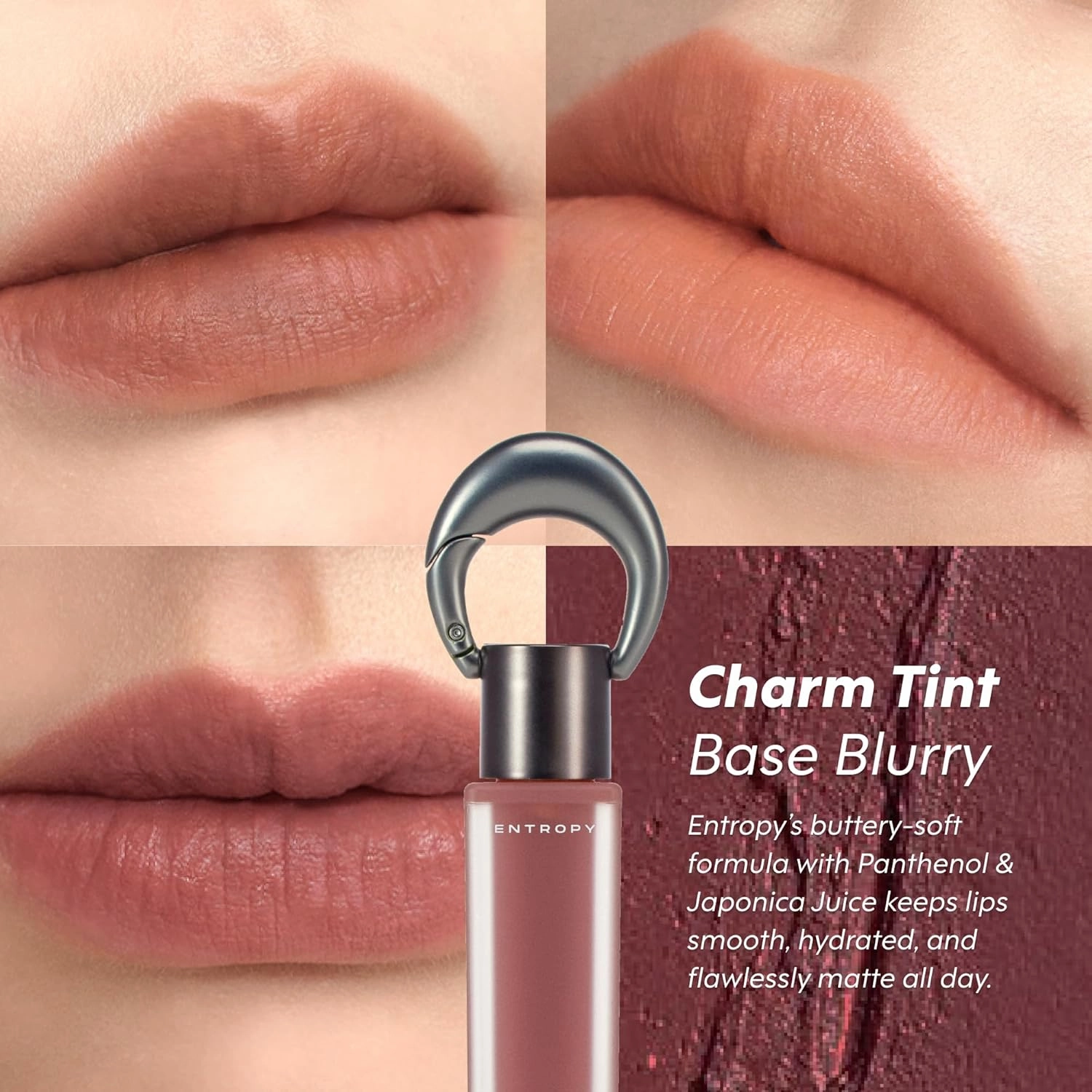 Entropy Charm Tint Blurry Line- Makeup for Soft, Blurred Finish | Lightweight, Long-Lasting Tint for Natural Look G2 Coral Gem