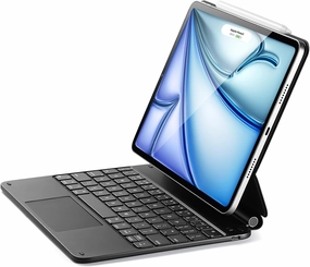 ESR iPad Air 11 inch Case with Keyboard (M3,2025/M2,2024), iPad Pro 11 & iPad Air 5/4 Magic Case, Easy-Set Floating Cantilever Stand, Precision Multi-Touch Trackpad, Black【NOT for iPad Pro 11 M4】
