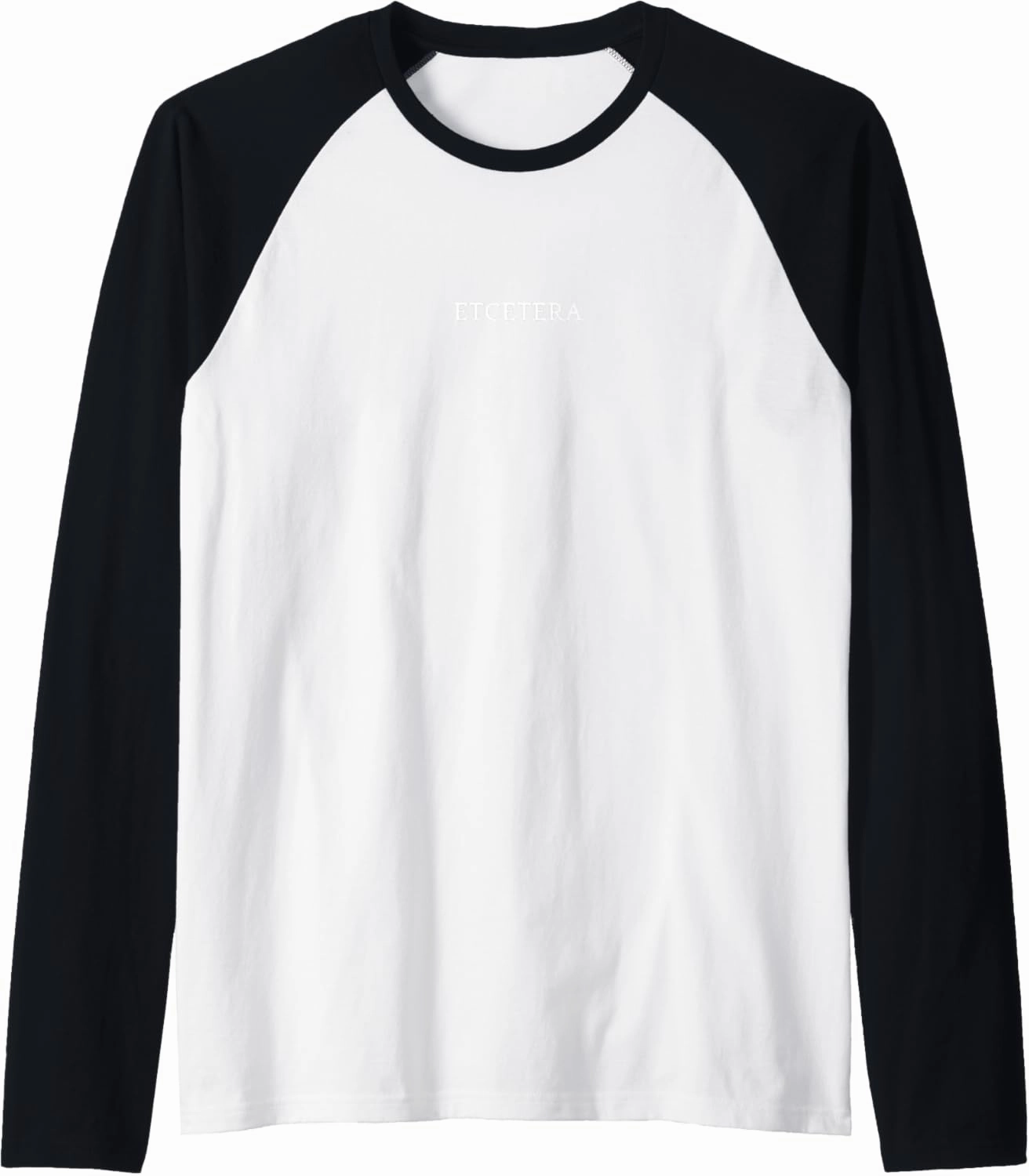 ETCETERA English Word Apparel Raglan Baseball Tee