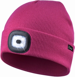 Etsfmoa Unisex Beanie with The Light Gifts for Men Dad Father USB Rechargeable Caps