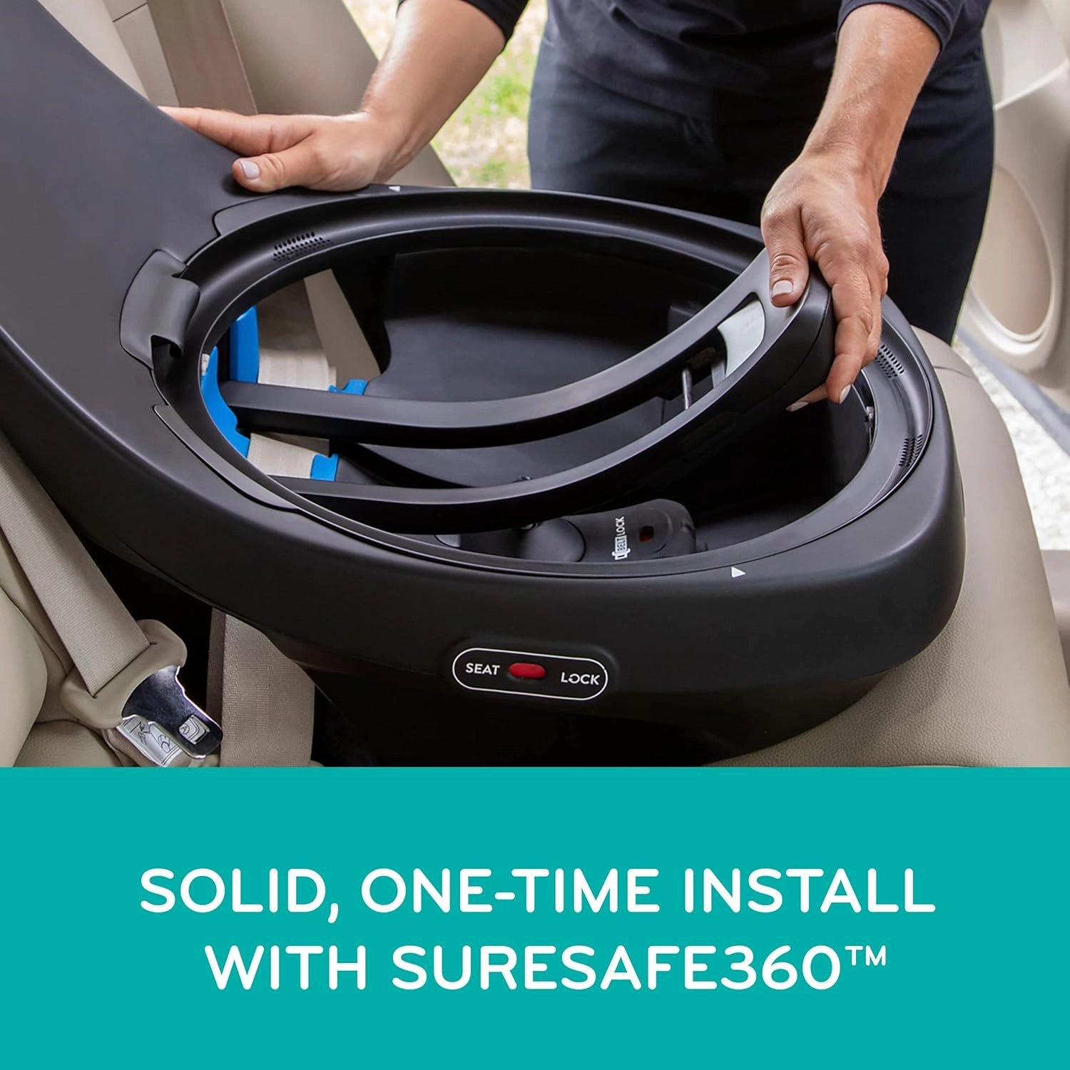 Evenflo Revolve360 Extend Convertible Car Seat with 360 Degree Rotation, Extended Rear-Facing, Forward-Facing, Booster Mode, and Secure Latch Install, Rockland Green
