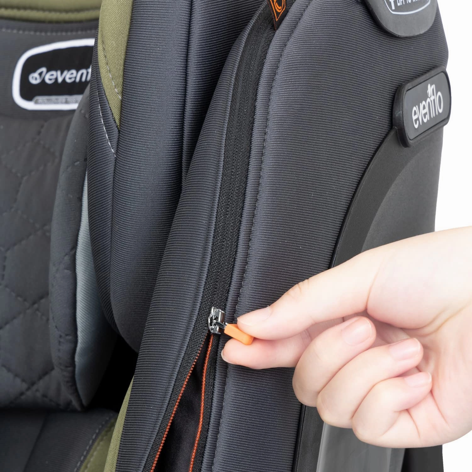 Evenflo Revolve360 Extend Convertible Car Seat with 360 Degree Rotation, Extended Rear-Facing, Forward-Facing, Booster Mode, and Secure Latch Install, Rockland Green