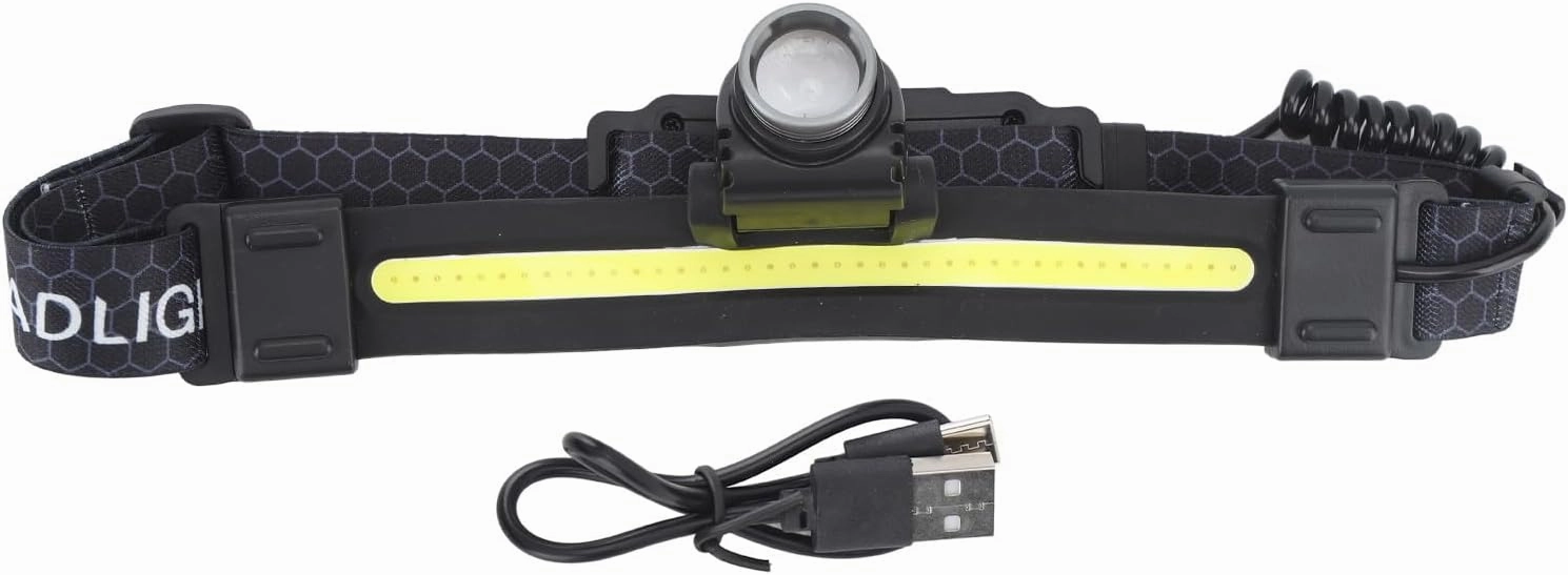 EVTSCAN LED Headlamp Ultra Bright Rechargeable Head Light for Fishing Running Outdoors
