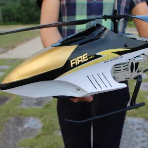 Fall-Resistant Remote Control Aircraft Drone Large RC Helicopter Charging Electric Drone Plane Outdoor Airplane Parent Children Kids Toy Birthday Gifts(2 Batteries)